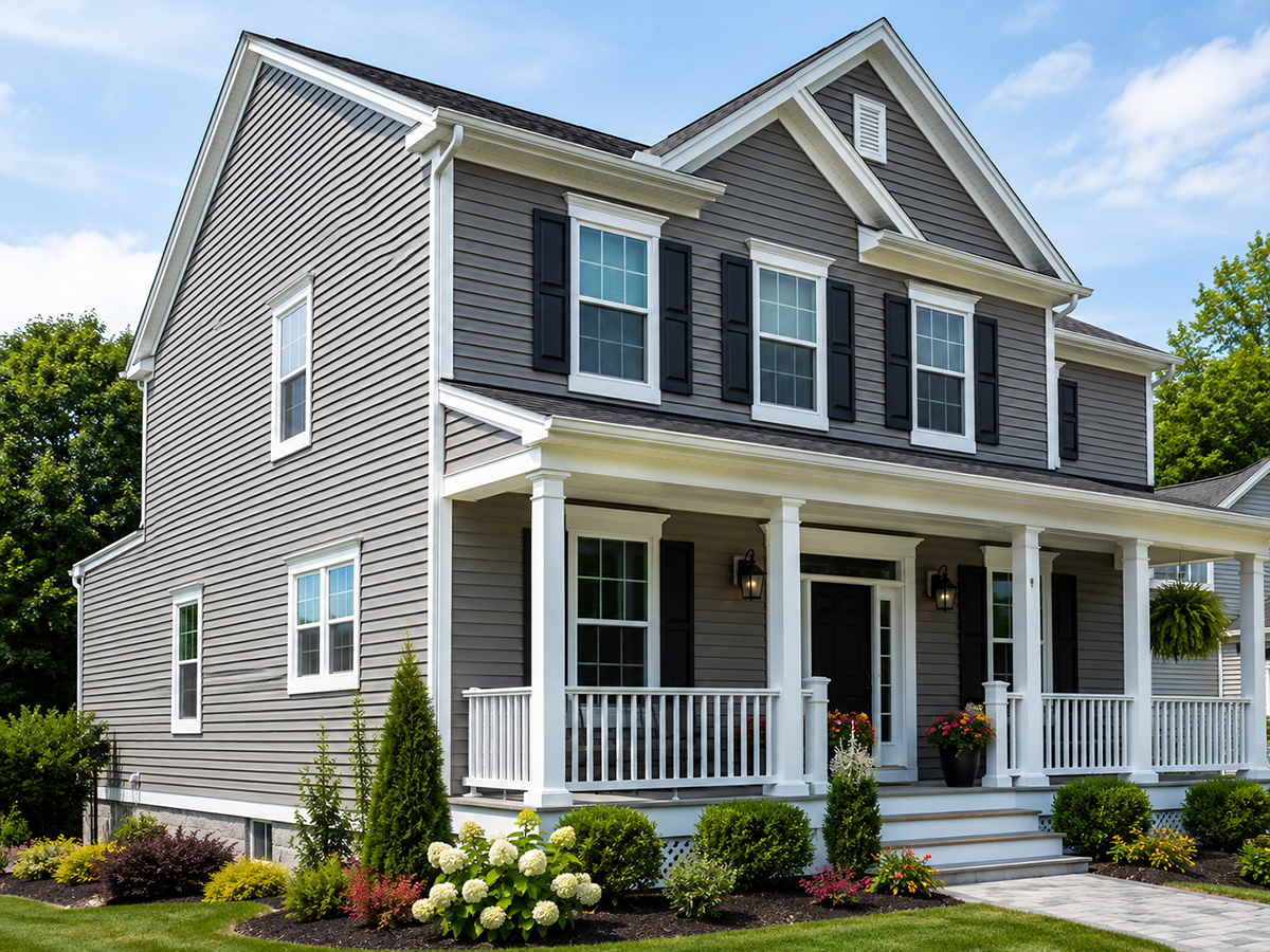 Siding installation and exterior finish portfolio by Four Seasons Enterprise in Connecticut